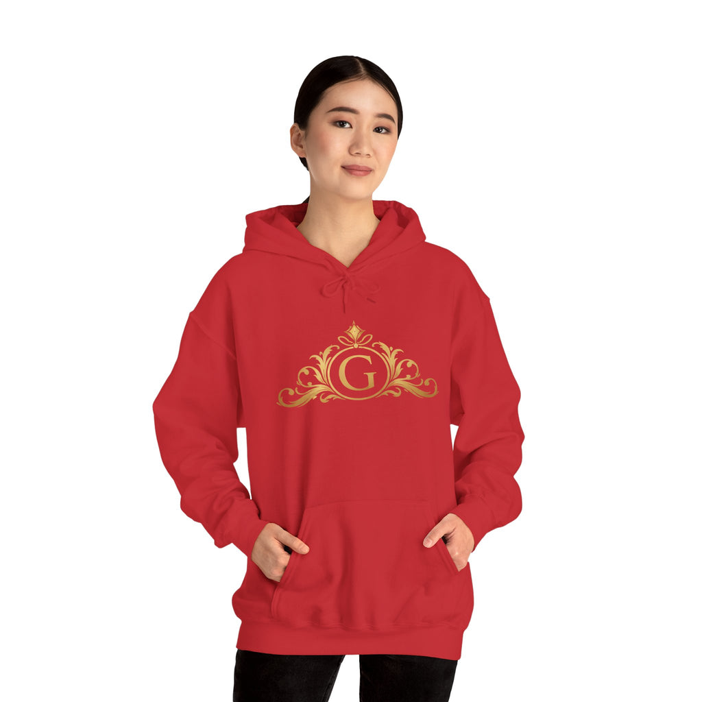 Goldy Signature Crest Hoodie – Luxury Black Unisex Pullover