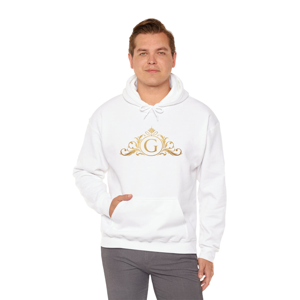 Goldy Signature Crest Hoodie – Luxury Black Unisex Pullover