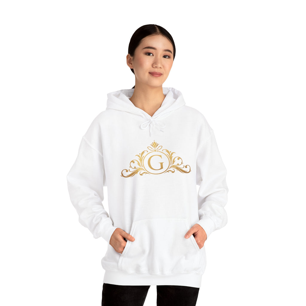 Goldy Signature Crest Hoodie – Luxury Black Unisex Pullover