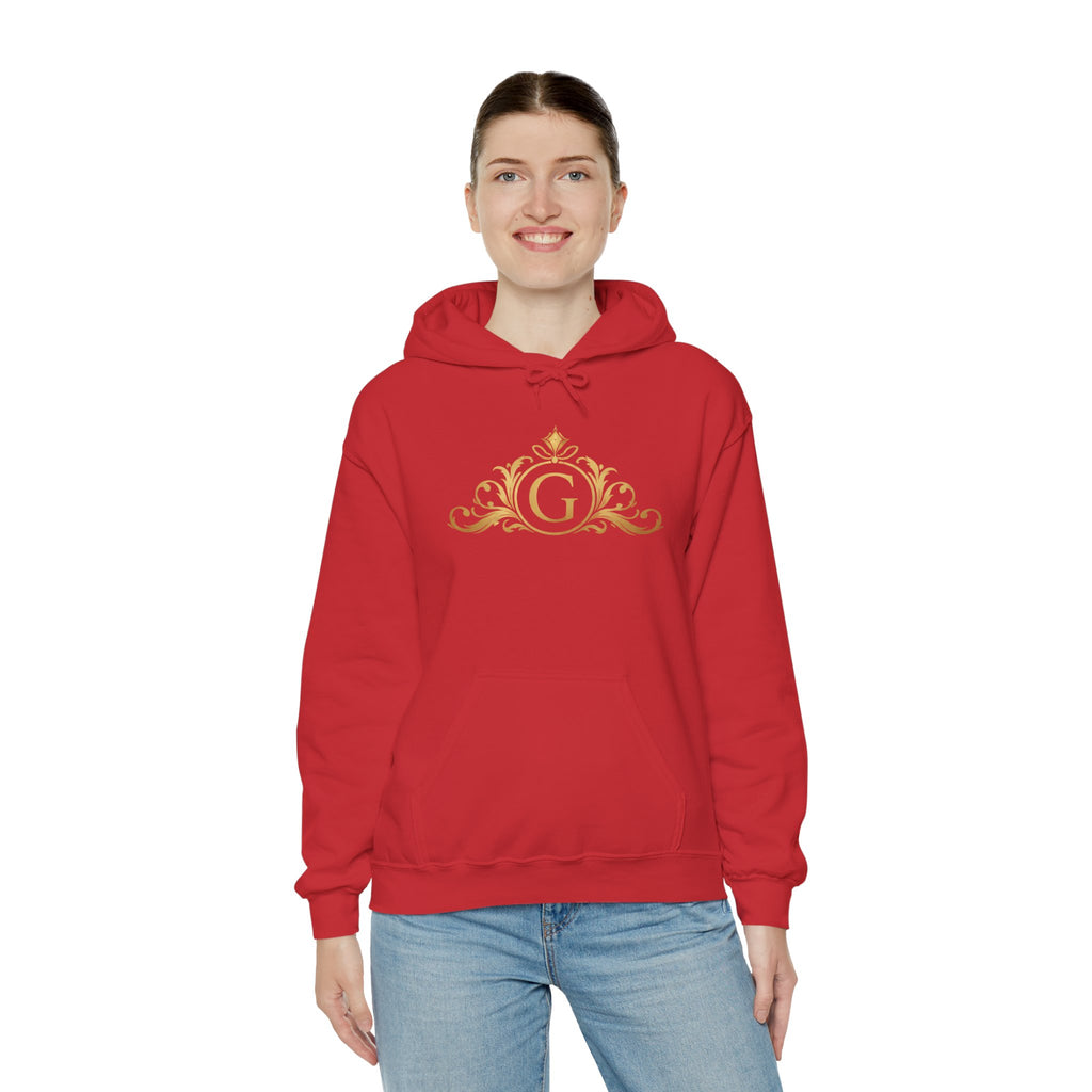 Goldy Signature Crest Hoodie – Luxury Black Unisex Pullover