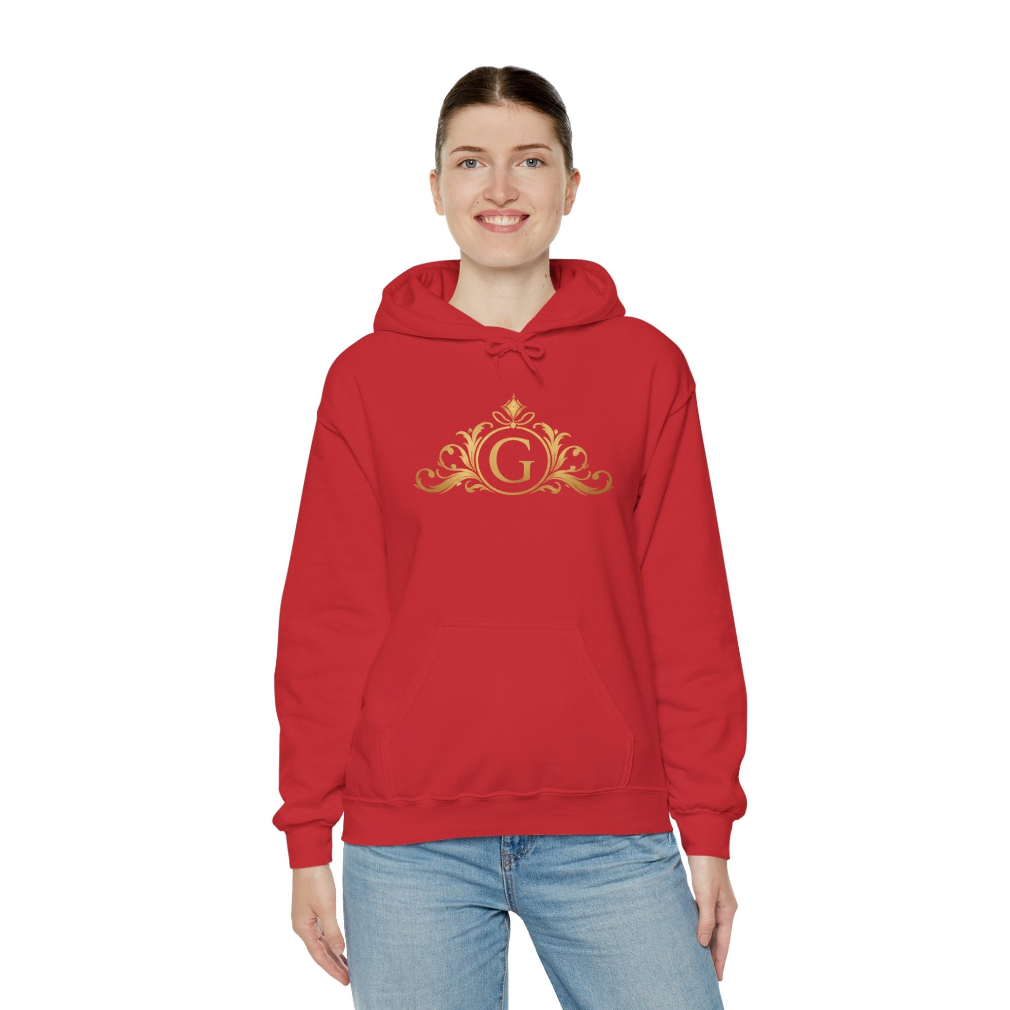 Goldy Signature Crest Hoodie – Luxury Black Unisex Pullover