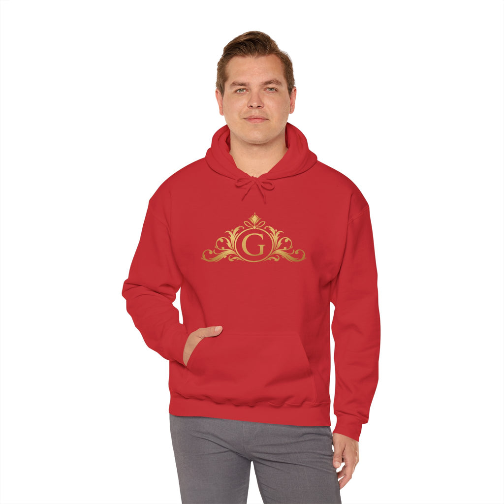 Goldy Signature Crest Hoodie – Luxury Black Unisex Pullover