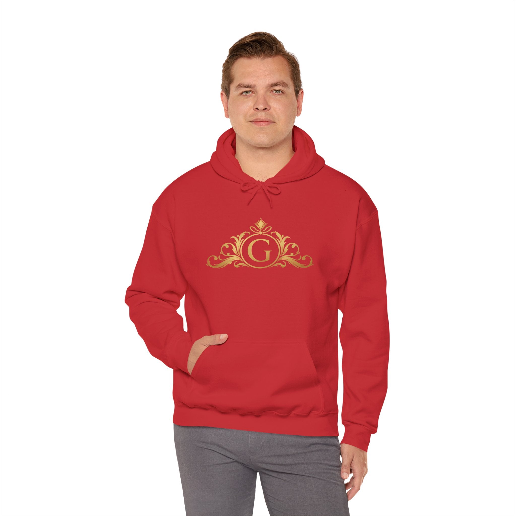 Goldy Signature Crest Hoodie – Luxury Black Unisex Pullover