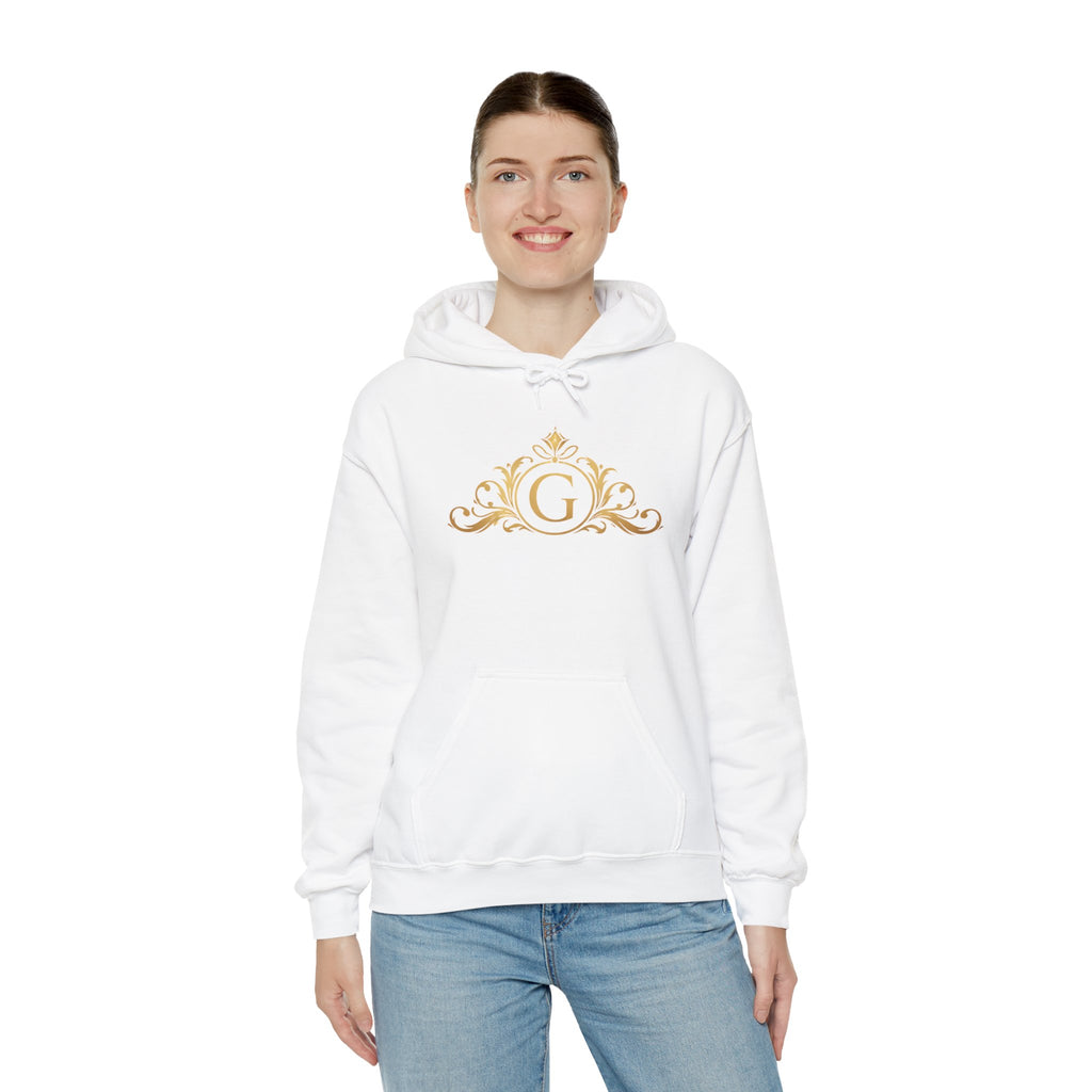 Goldy Signature Crest Hoodie – Luxury Black Unisex Pullover