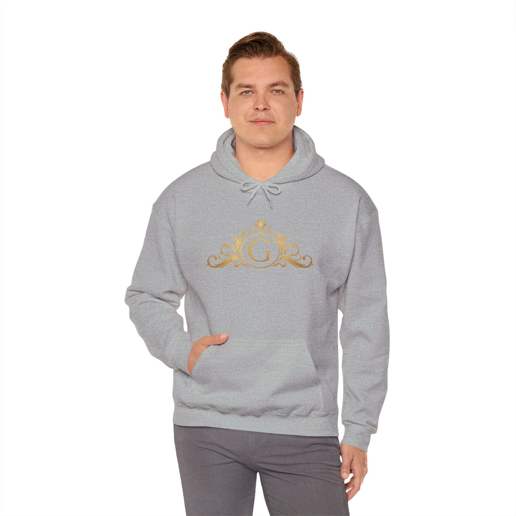 Goldy Signature Crest Hoodie – Luxury Black Unisex Pullover