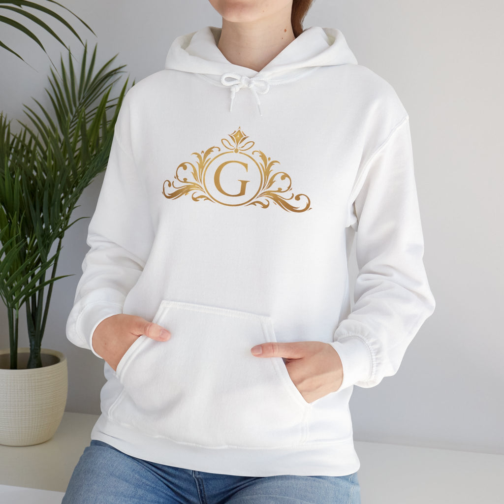 Goldy Signature Crest Hoodie – Luxury Black Unisex Pullover