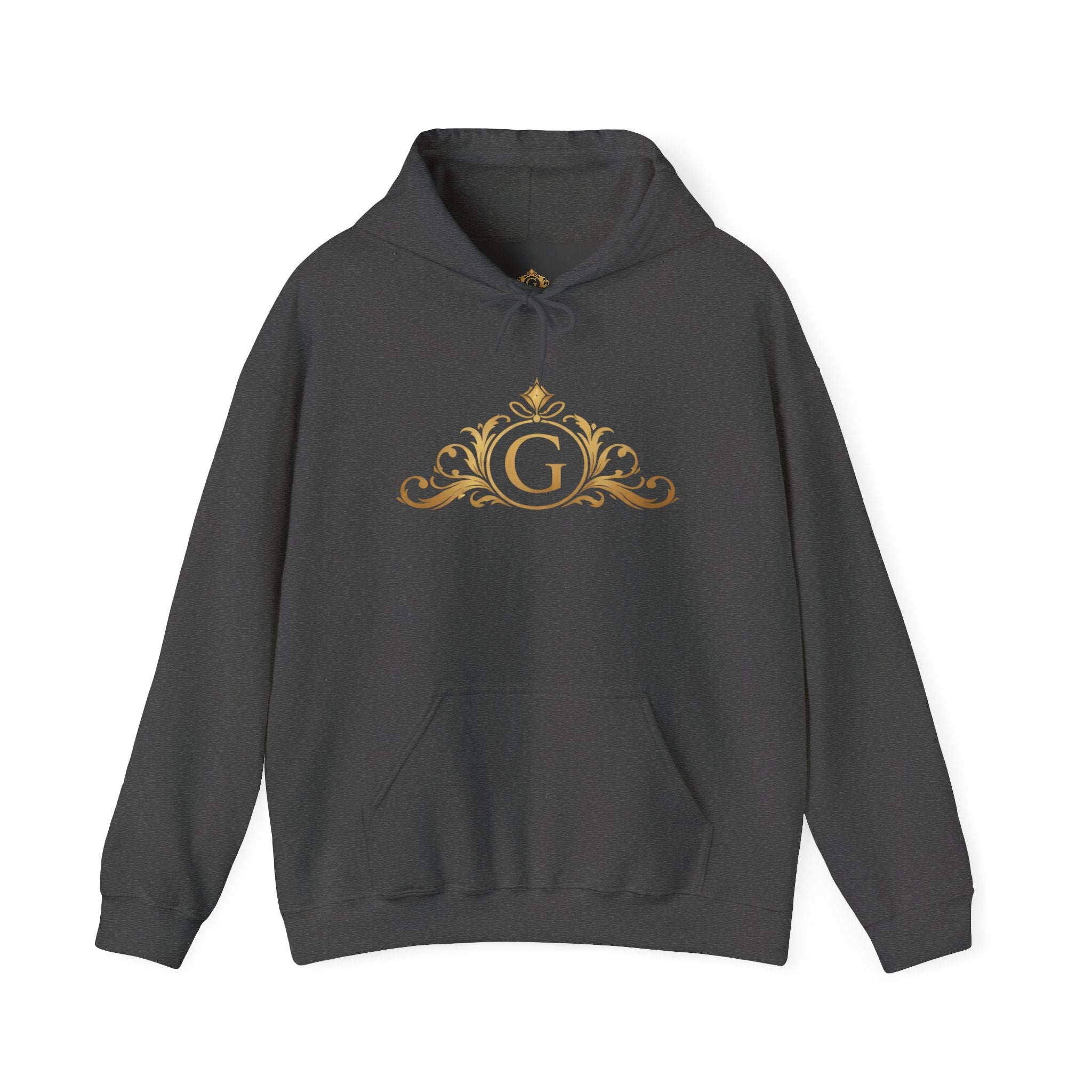 Goldy Signature Crest Hoodie – Luxury Black Unisex Pullover