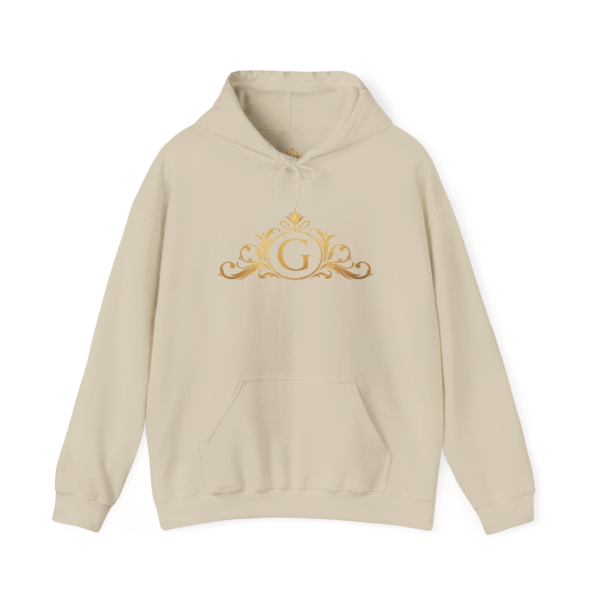 Goldy Signature Crest Hoodie – Luxury Black Unisex Pullover