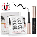 Magnetic False Eyelashes with Liquid Eyeliner Set