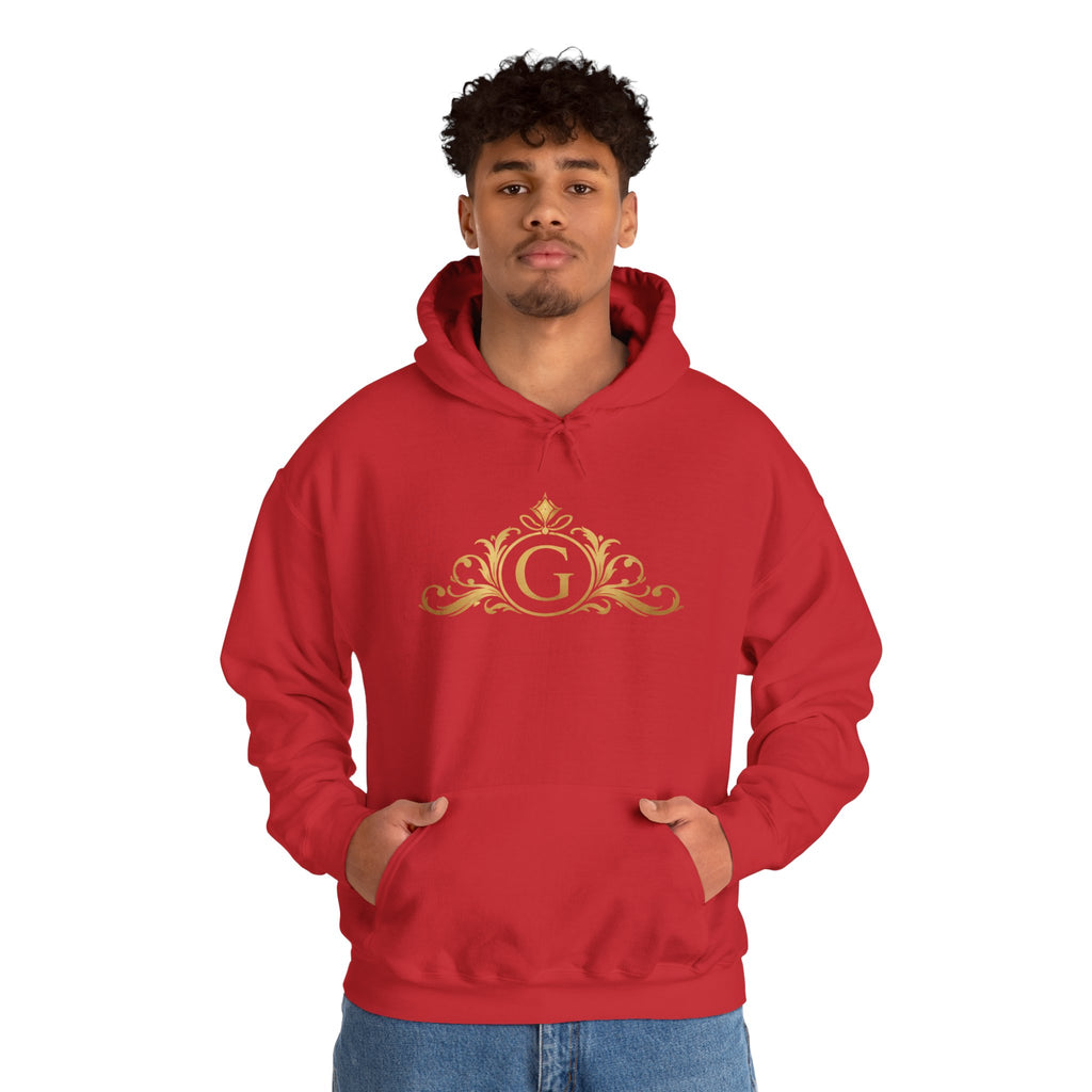 Goldy Signature Crest Hoodie – Luxury Black Unisex Pullover