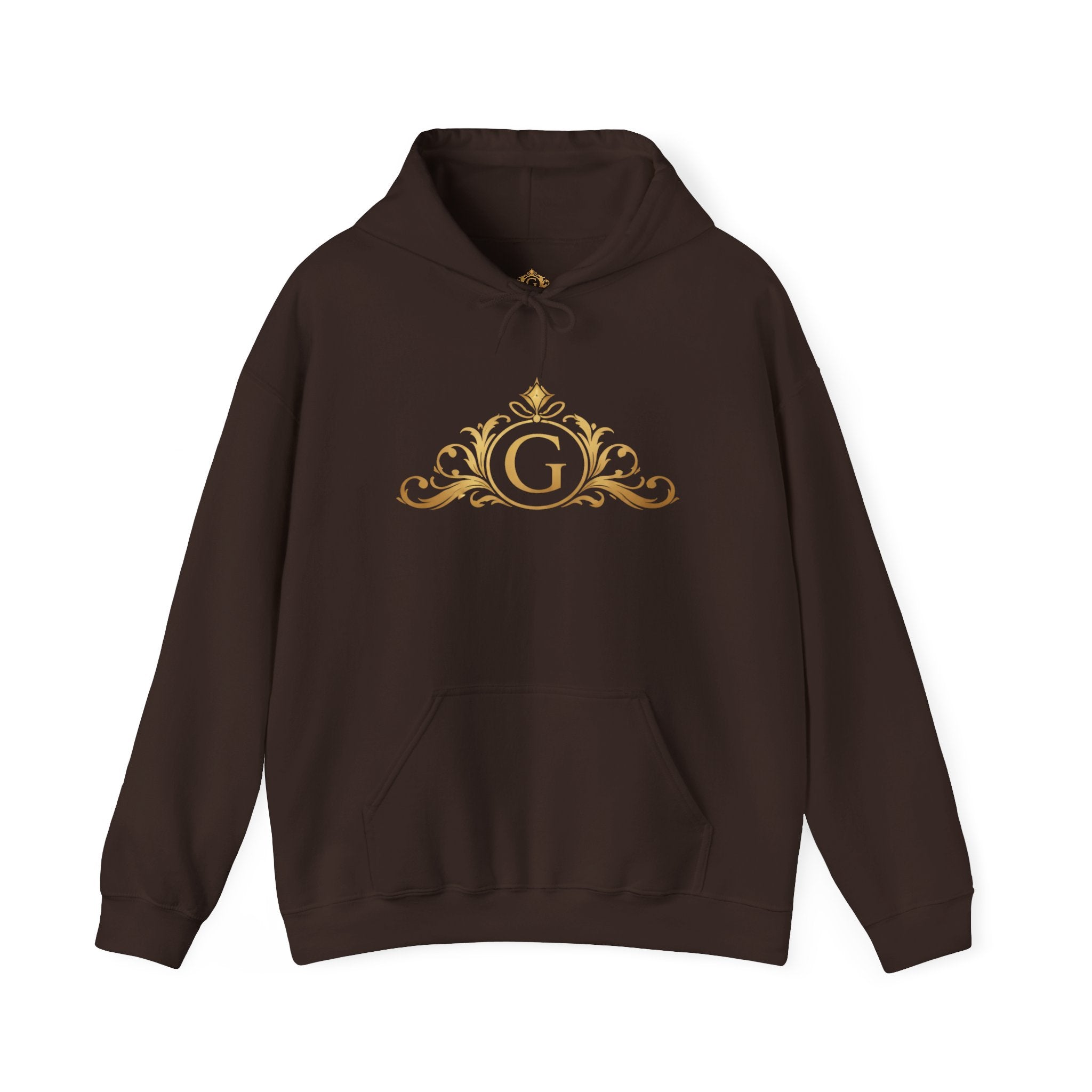 Goldy Signature Crest Hoodie – Luxury Black Unisex Pullover