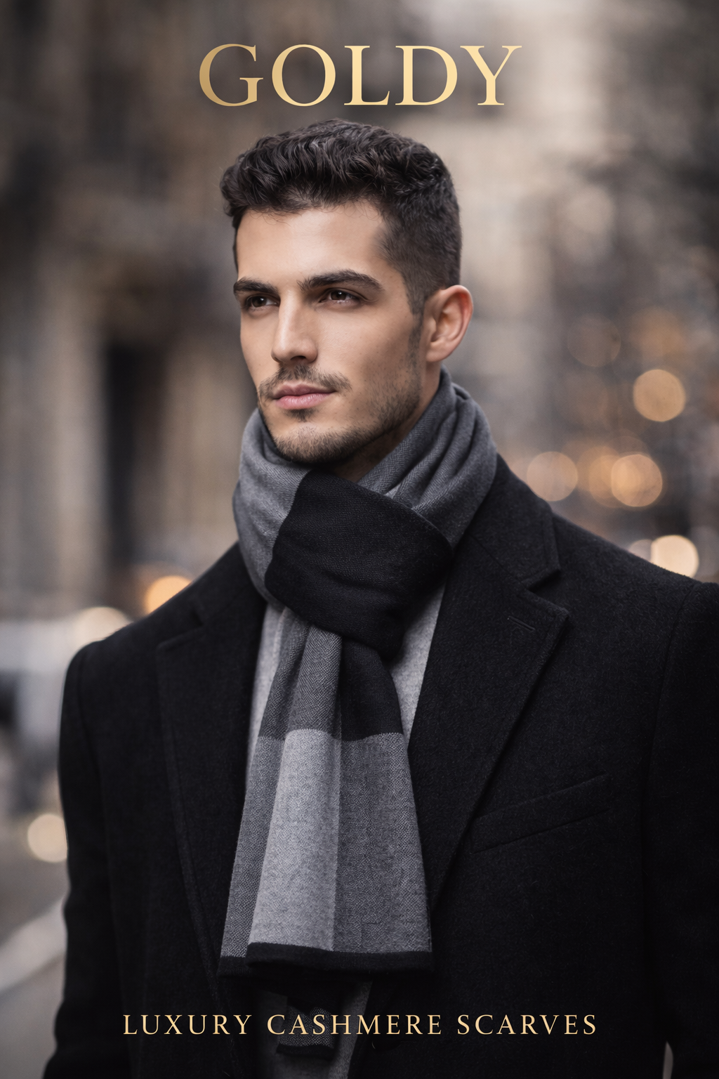 Goldy Signature Cashmere Scarf